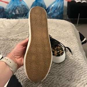 Leopard print sneakers